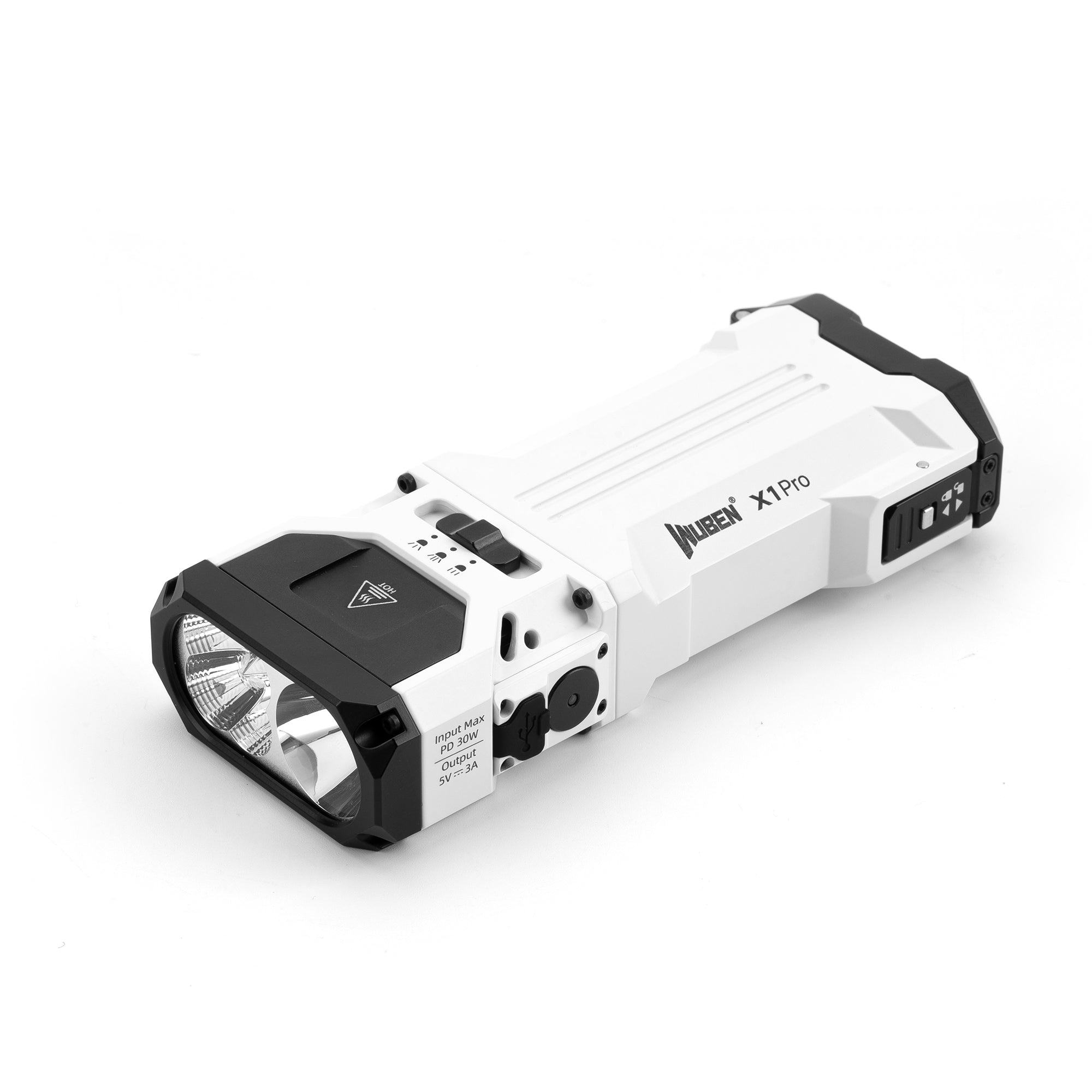 WUBEN X1 Pro 12300 ルーメン 充電式 モバイルバッテリー機能付き EDC