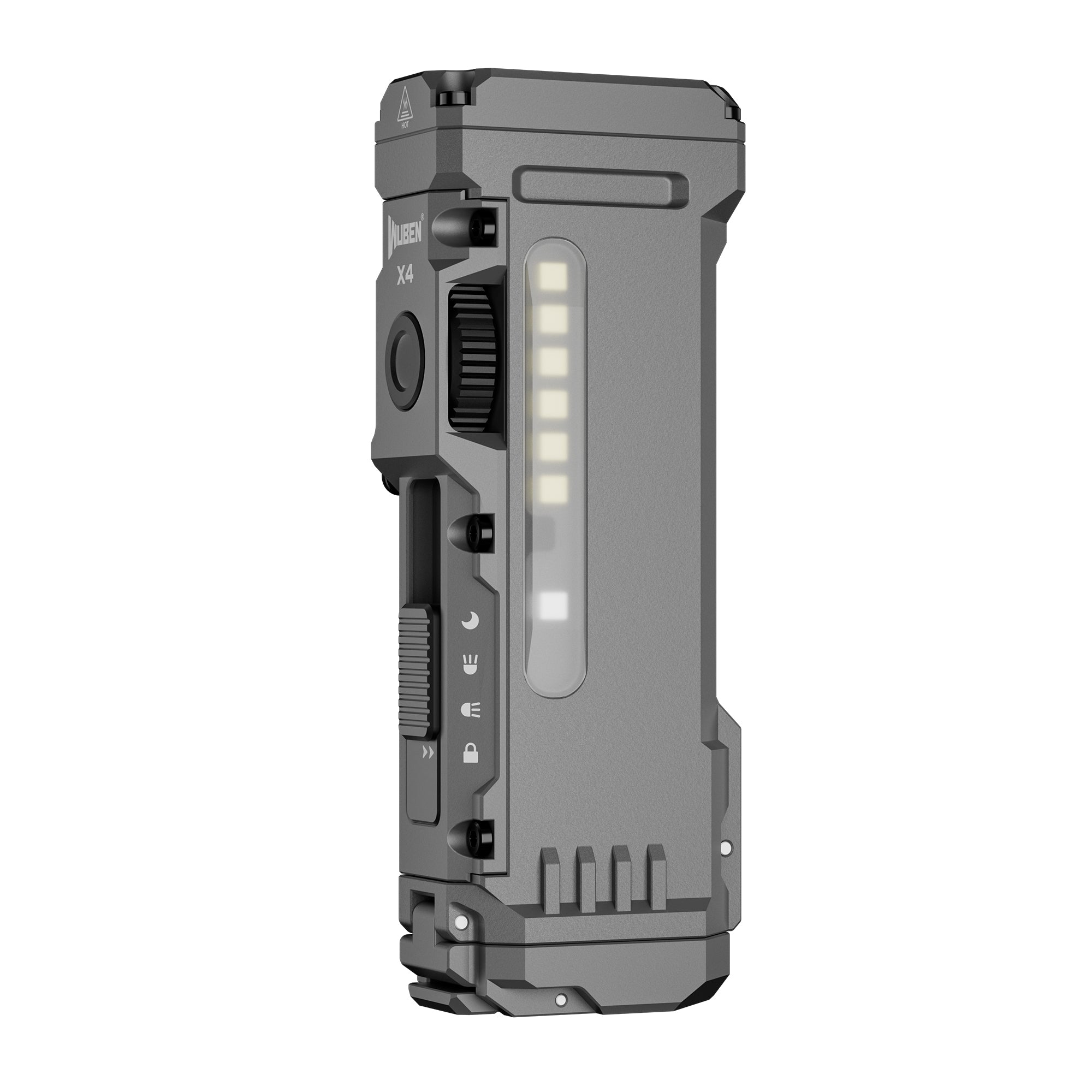 WUBEN X4 小型多機能懐中電灯 1500 ルーメン 日常携帯・過酷環境対応