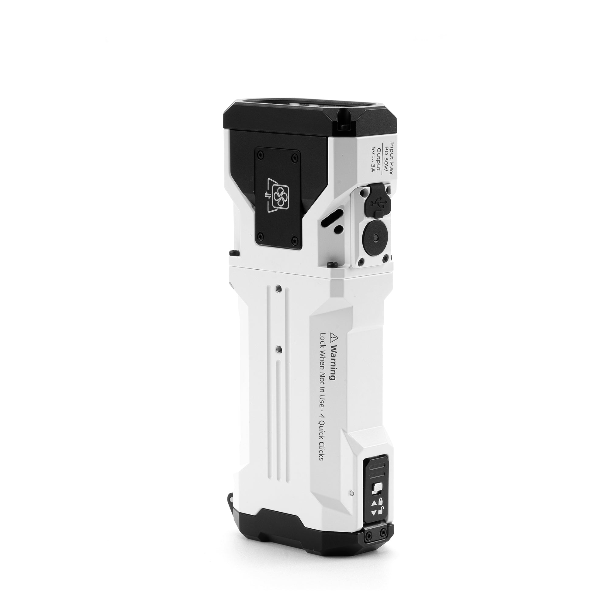 WUBEN　 X1Pro ホワイト色 12300 ルーメン タクティカルライト WUBEN X1 Pro 12300 ルーメン 充電式 モバイルバッテリー機能付き EDC
