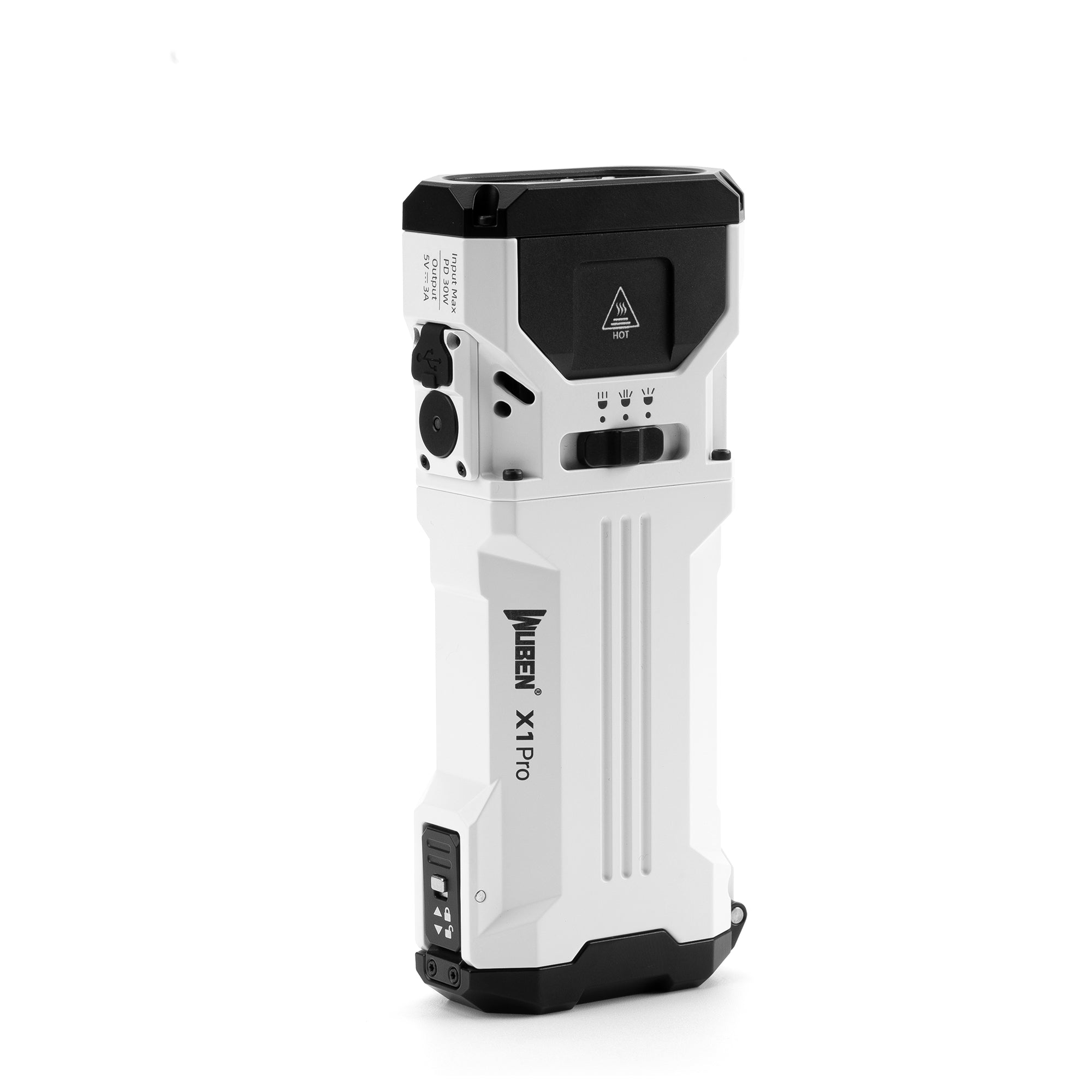 WUBEN X1 Pro 12300 ルーメン 充電式 モバイルバッテリー機能付き EDC