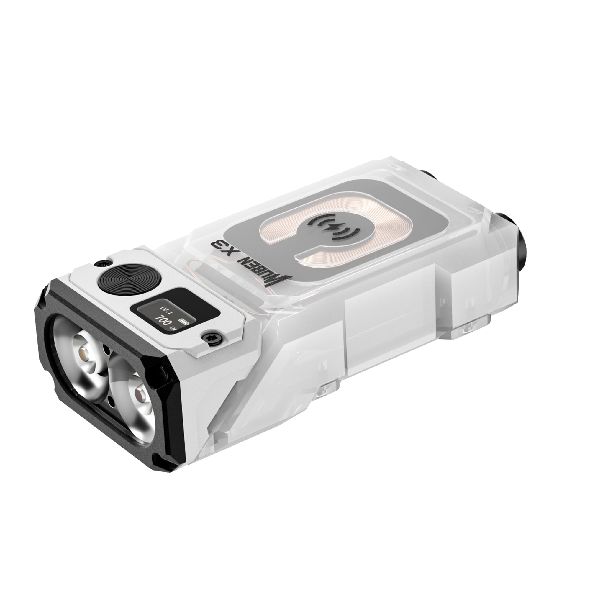 【新品未開封】WUBEN X3 蓄光ホワイト Lightok X3 Owl EDC懐中電灯 - 最高のフクロウライトの選択肢