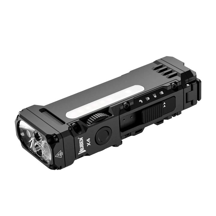 WUBEN X4 小型多機能懐中電灯 1500 ルーメン 日常携帯・過酷環境対応